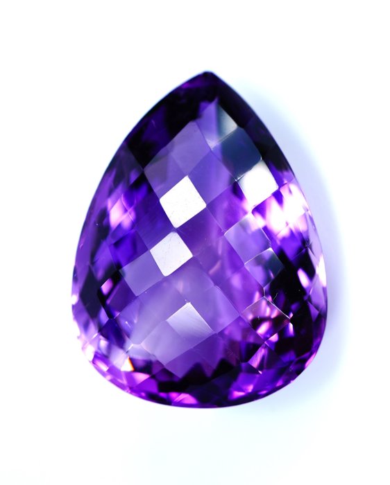 無底價 - 濃紫/鮮豔紫色 紫水晶 - 24.45 ct