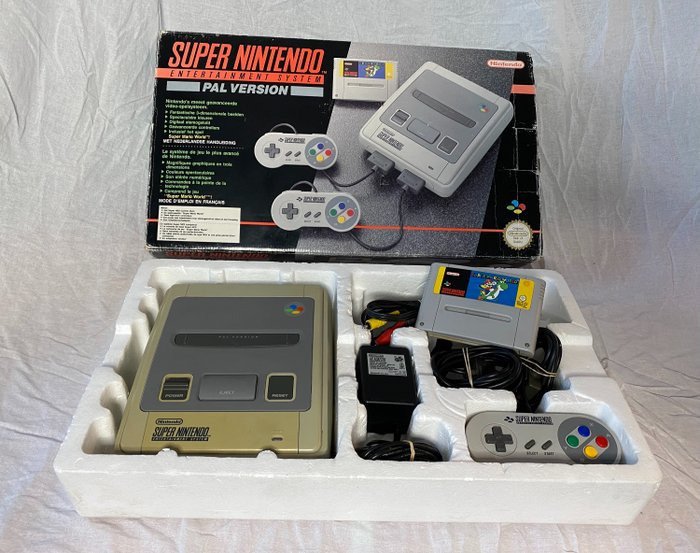 Nintendo - SUPER NINTENDO Entertainment System - Snes - Consola de videojuegos (1) - En la caja original