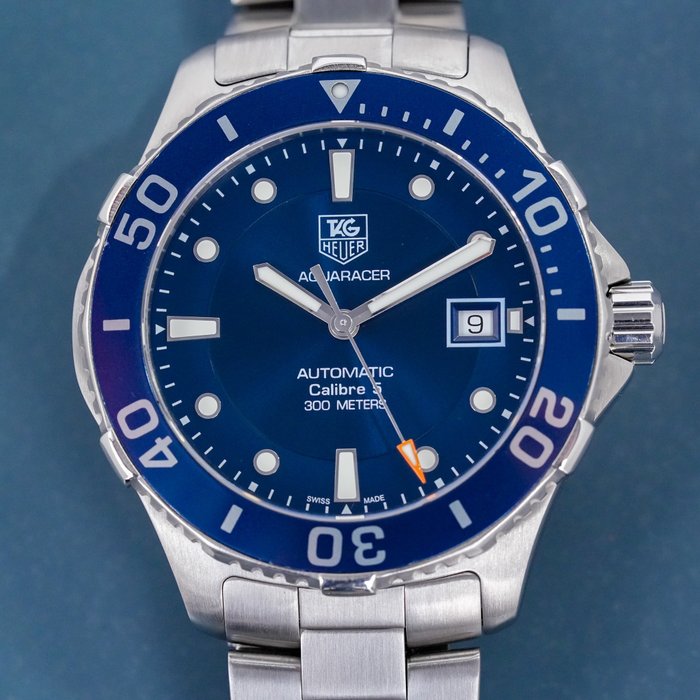 TAG Heuer - Calibre 5 Automatic Blue Dial - WAN2111 - Uomo - 2000-2010