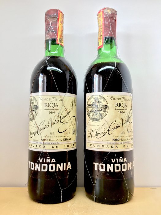 1984 R. López de Heredia, Viña Tondonia - Rioja Reserva - 2 Bottles (0.75L)