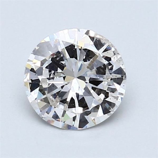 1 pcs Diamant - 1.00 ct - Rund - F - SI2