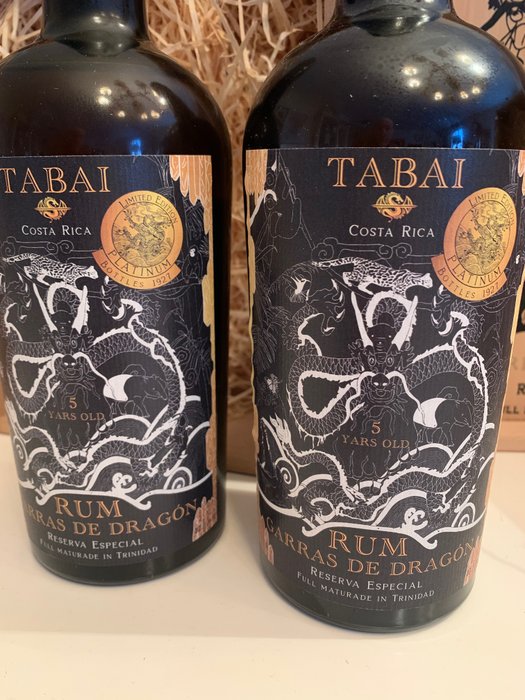 Tabai 5 years old - Garras de Dragon - Reserva Especial  - b. 2021 - 70 cl - 2 botellas