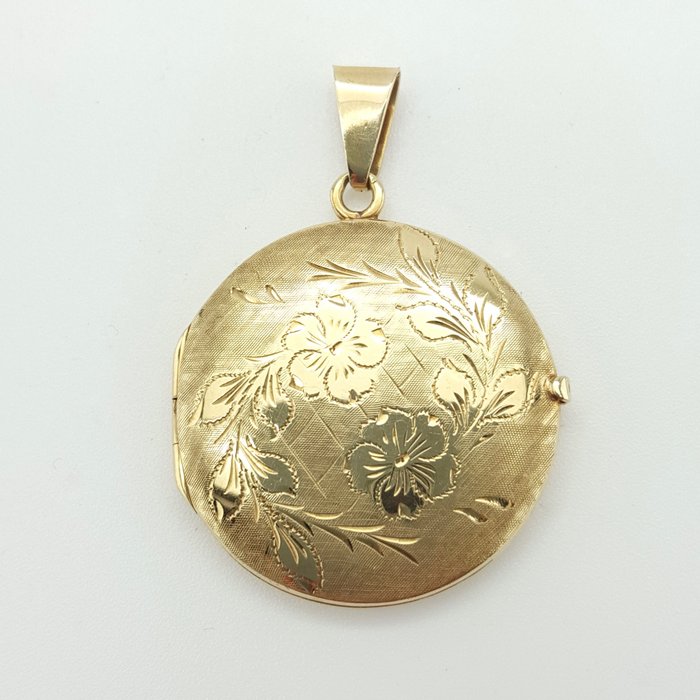 14 karat Guld - Vedhæng - Medaljon