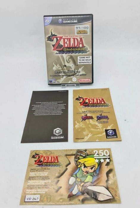 Nintendo - GC Gamecube - The Legend of Zelda: The Windwaker - Limited Edition - Rare Not to be sold seperately - 电子游戏 - 带原装盒