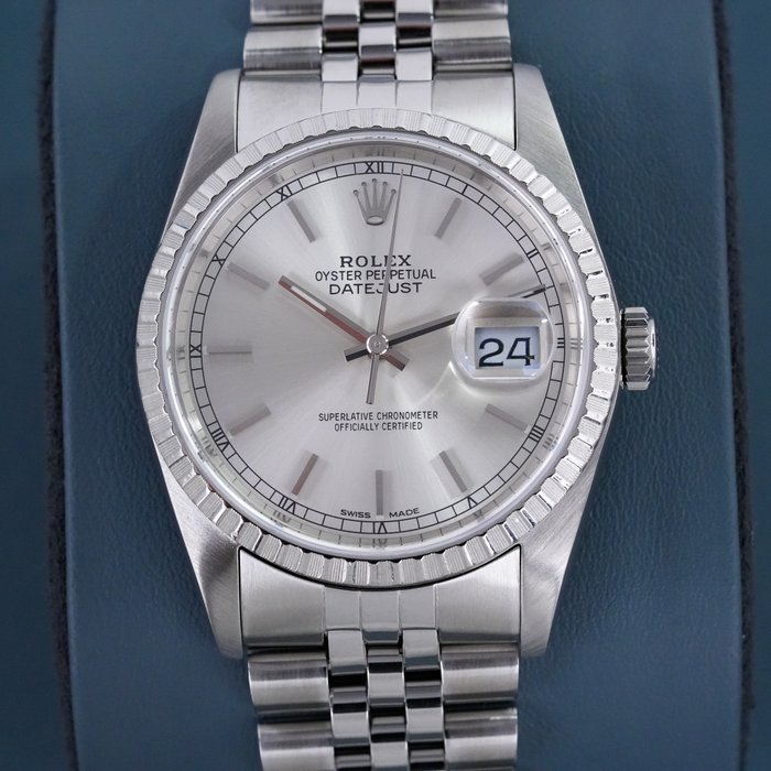 Rolex - Datejust 36 Silver Dial - Ohne Mindestpreis - 16220 - Herren - 1980-1989
