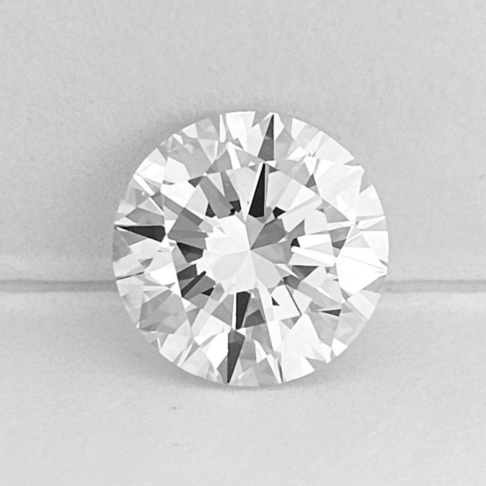 鑽石 - 1.05 ct - 圓形, GIA 認證 - H(次於白色的有色鑽石) - SI2