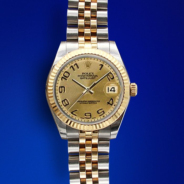 Rolex - Oyster Perpetual Datejust 31 'Champagne Concentric Dial' - 178273 - Unisex - 2000 - 2010