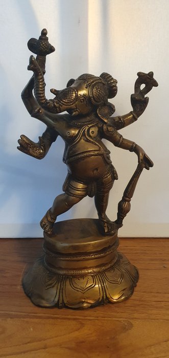 青銅象頭神 - 青銅色 - 印度 - 20世紀末