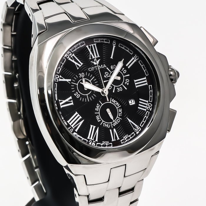 Optima - Swiss Quartz Watch - OSC292-SS-3 - Ei pohjahintaa - Miehet - 2011-nykypäivä