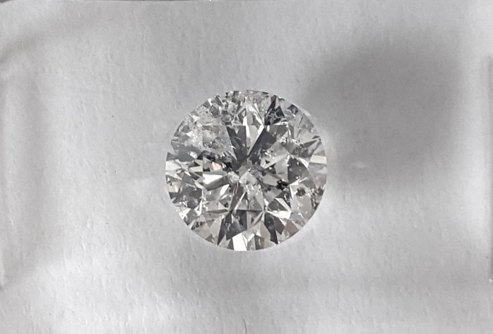Diamond - 1.32 ct - Στρογγυλό - F - I1