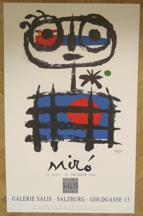 Joan Miró - Garçon imaginaire : Mangeur de soleil - Salzburg - 1991