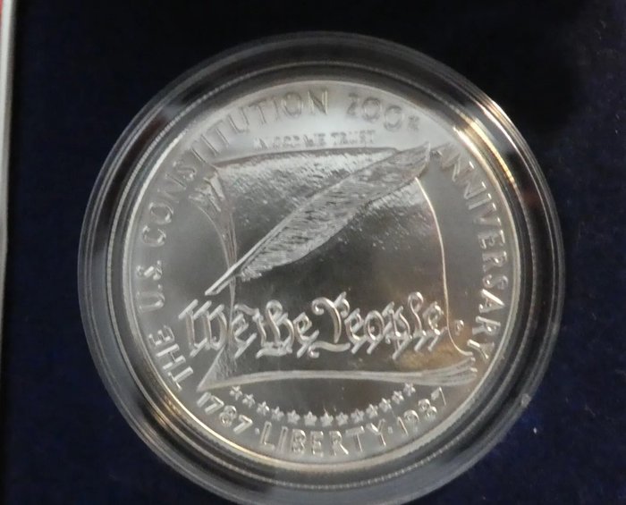 Statele Unite. 1 Dollar 1987 200 Jahre Verfassung  (Fără preț de rezervă)