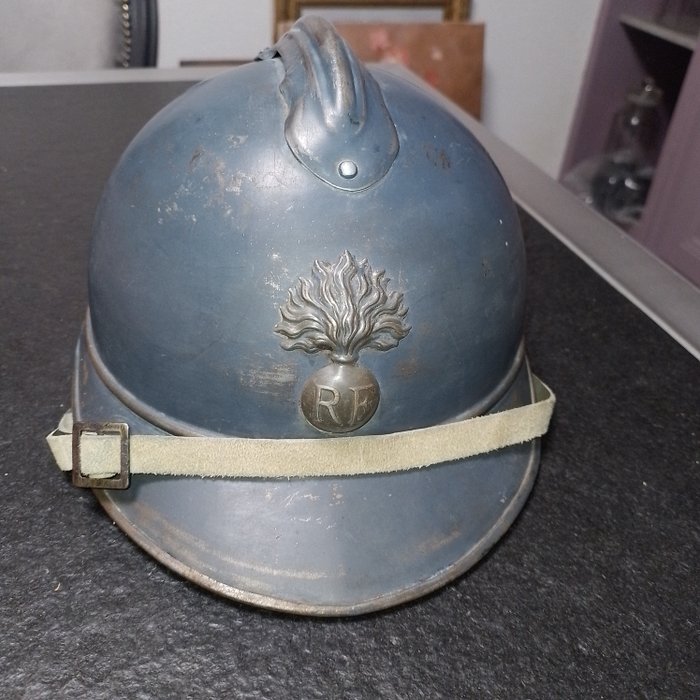 Frankrijk - Leger/Infanterie - Militaire helm - Model 1915 azuurblauw - 1915