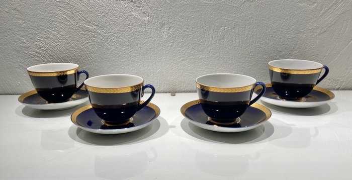 Lomonosov Imperial Porcelain Factory - 茶具 (4) - Golden Frieze - 瓷