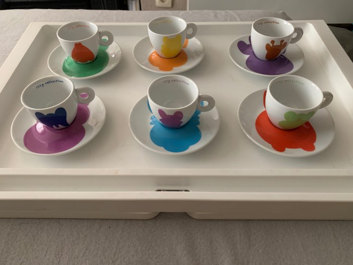 Rosenthal, Illy collection Jeff Koons - Tasse à café (6) - Céramique