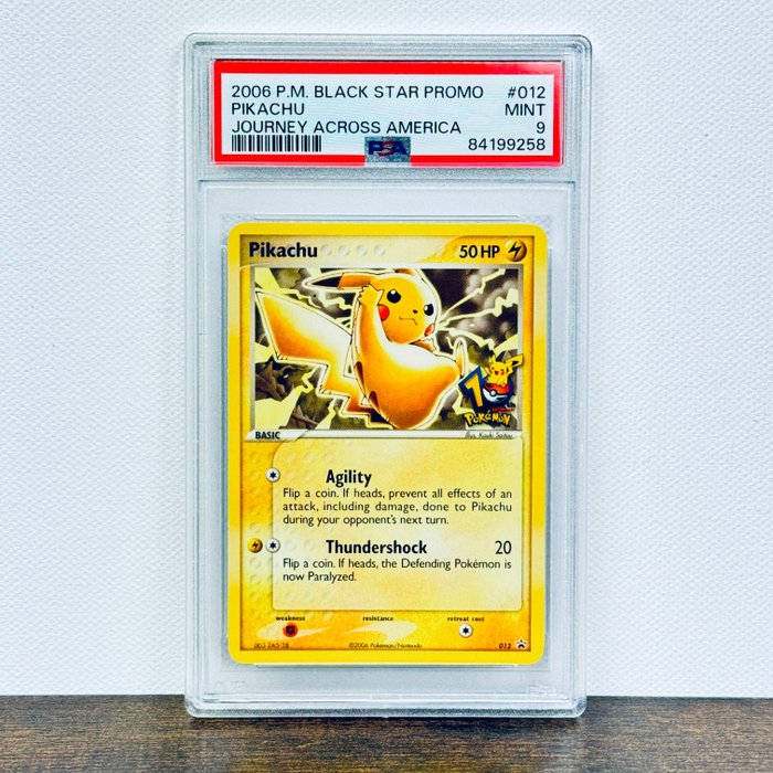 Pikachu - Journey Across America - Promo 042 Graded card - Pokemon - PSA 9