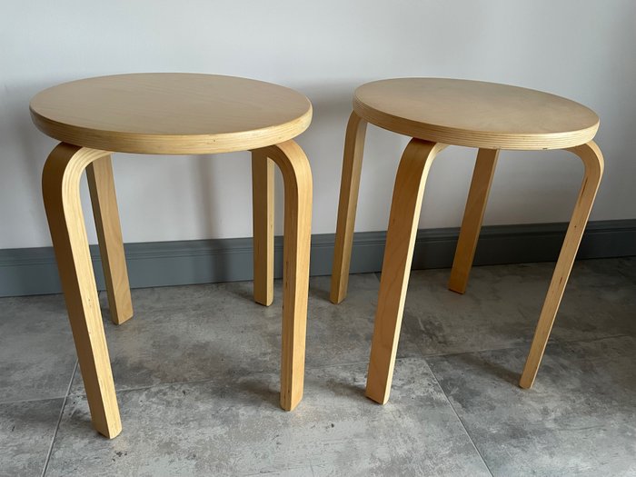 Ikea - Hocker (2) - Frost - Holz