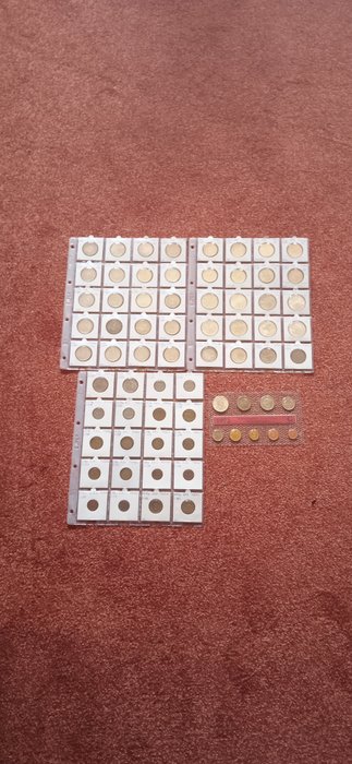 德国，联邦共和国. Collection of coins form 10 Pfennig to 5 Ma