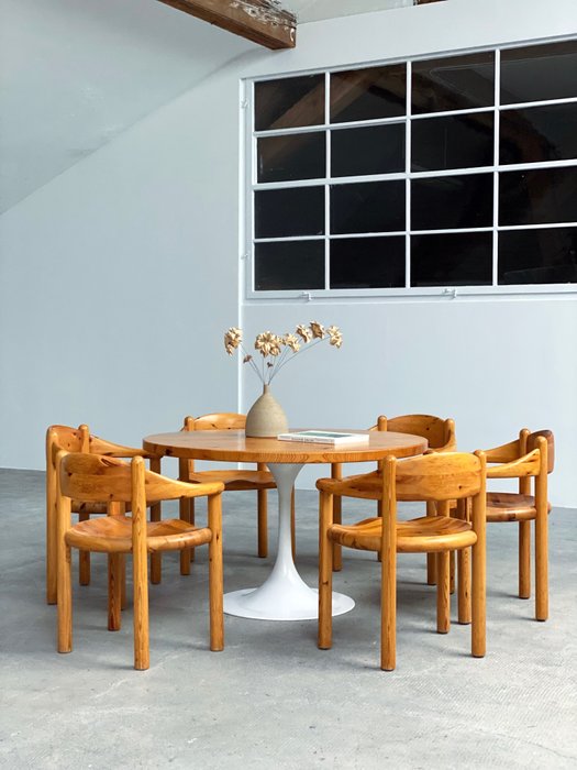 Hirtshals Savværk - Rainer Daumiller - Szék (7) - Étkezőasztal és székek - Alumínium, fa (fenyő)