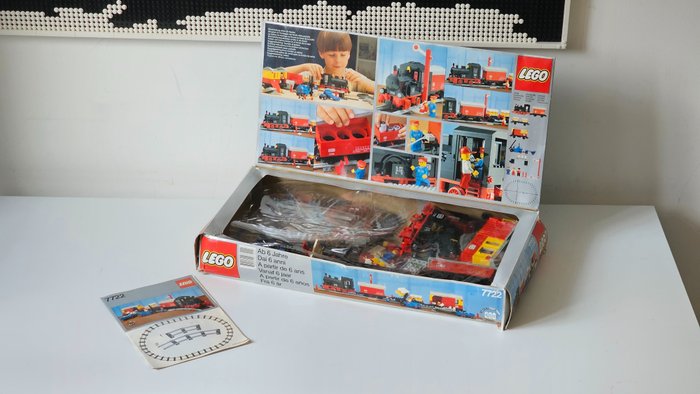 Lego - 7722-1 - Steam Cargo Train, battery - 1980-1990