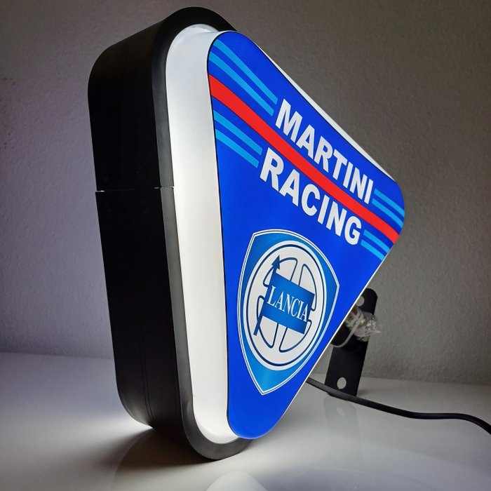 Lancia - Martini Racing Wandbord - Lichtbak - Insegna luminosa - Metallo