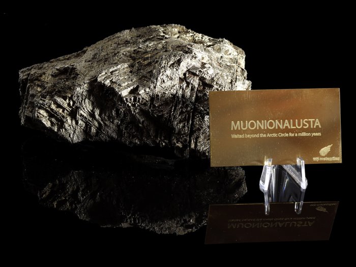 来自瑞典的 Muonionalusta 铁陨石 - 完整的清洁样品 - 1678 g