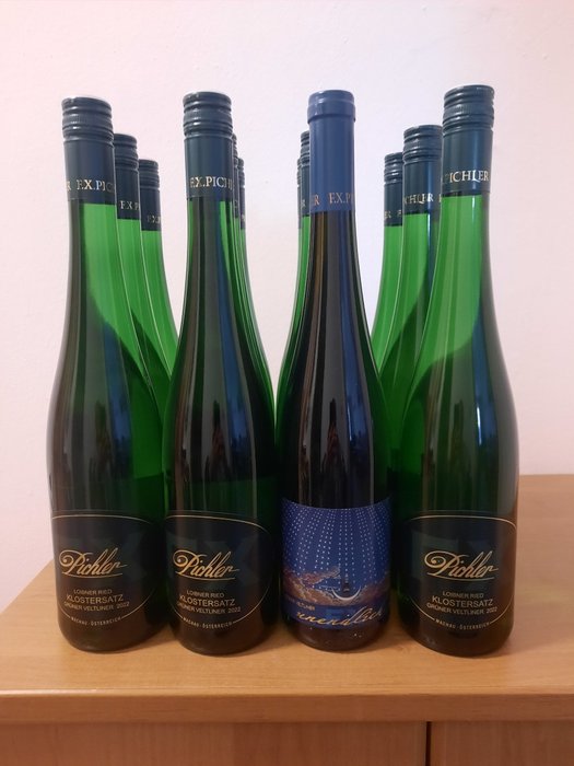 F.X. Pichler: 2021 Grüner Veltliner Unendlich & 2022 x11 Grüner Veltliner Loibner Klostersatz - Wachau - 12 Bottles (0.75L)