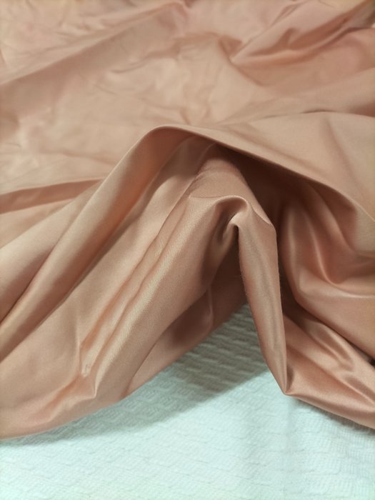 Raso d'arredo pesante rosa lucido - made in Italy - Ύφασμα κουρτίνας  - 500 cm - 180 cm