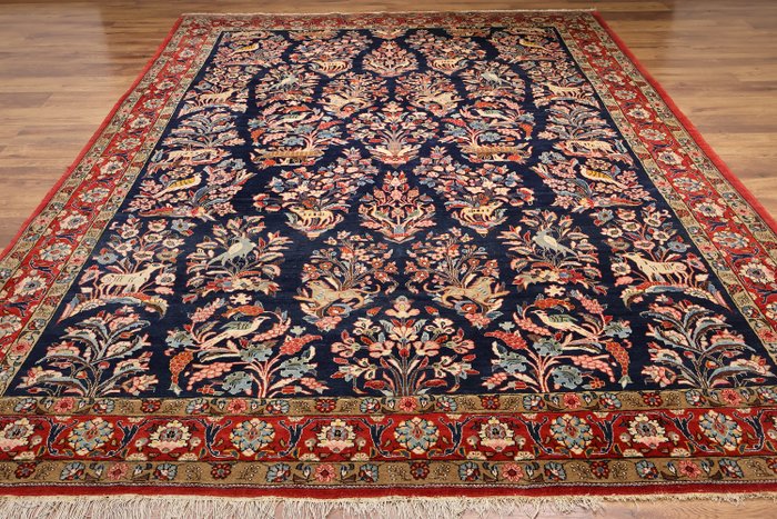 Meget smuk Ghoum Cork Wool Iran - Tæppe - 350 cm - 236 cm