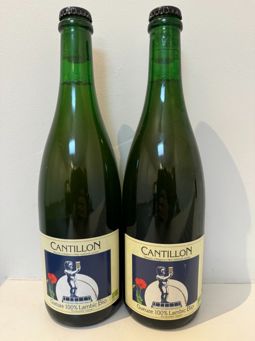 Cantillon - Geuze 100 % Lambic Bio 2018 & 2019 - 75 cl - 2 flaskor