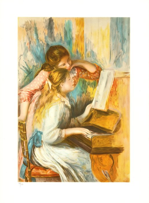 Pierre-Auguste Renoir (1841-1919) (after) - Jeunes filles au piano