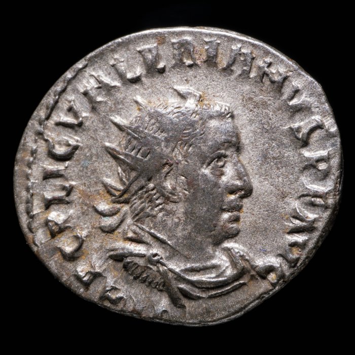 羅馬帝國. Valerian I (AD 253-260). Silvered Antoninianus Roma - ORIENS AVGG
