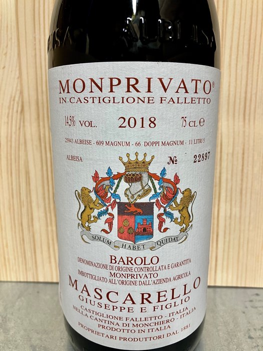 2018 Giuseppe Mascarello, Monprivato – Barolo DOCG – 1 Fles (0,75 liter)