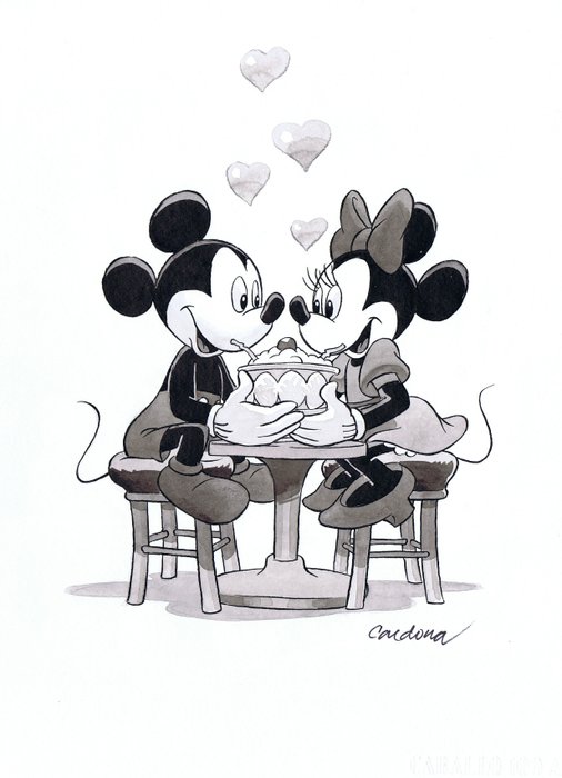 Cardona - 1 Watercolour - Mickey Mouse