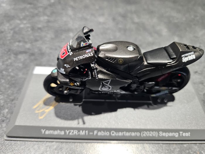 Yamaha - Sepang Test - Fabio Quartararo - 2020 - Motorcykel modell i skala 1/18 