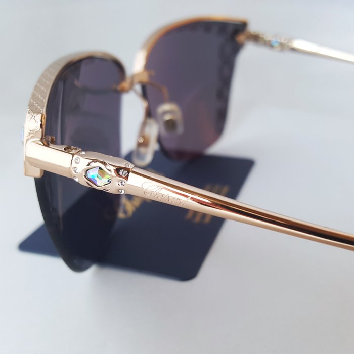 Chopard - Gold - Crystals - New - Sunglasses