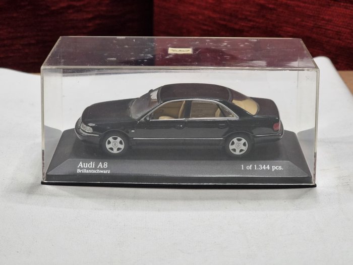 Minichamps 1:43 - 1 - Machetă Sedan - Audi A8 - Edizione limitata 1 di 1.344 pezzi