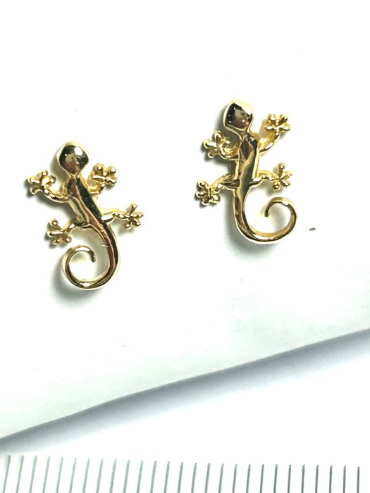 No Reserve Price - Stud earrings - 18 kt. Yellow gold