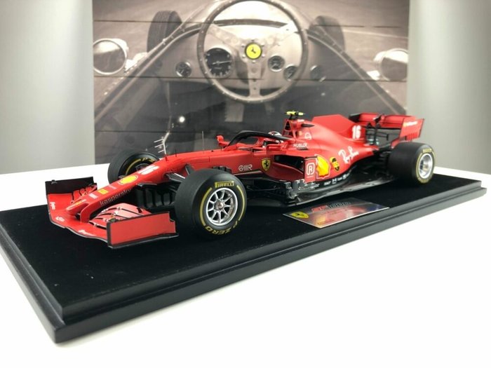 Look Smart 1:18 - Coche deportivo a escala - Ferrari SF1000 N.16 2nd Austrian GP 2020 Charles Leclerc - LS18F1029