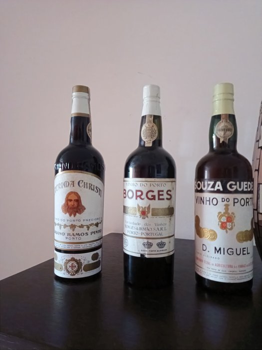 Port: Ramos Pinto Lacrima Christi, Borges Duas Coroas & Sousa Guedes D. Miguel - Oporto - 3 Butelki (0,75l)