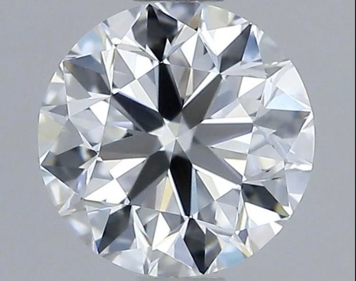 1 pcs 钻石 - 1.00 ct - 明亮型 - D (无色) - VVS2 极轻微内含二级