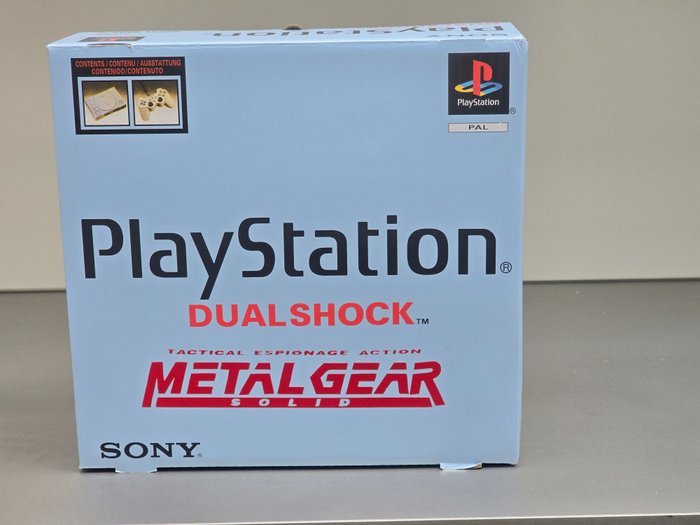 Sony PlayStation 1 - Metal Gear Solid - custom - Set aus Videospielkonsole + Spielen - Benutzerdefiniertes Theme aktualisiert