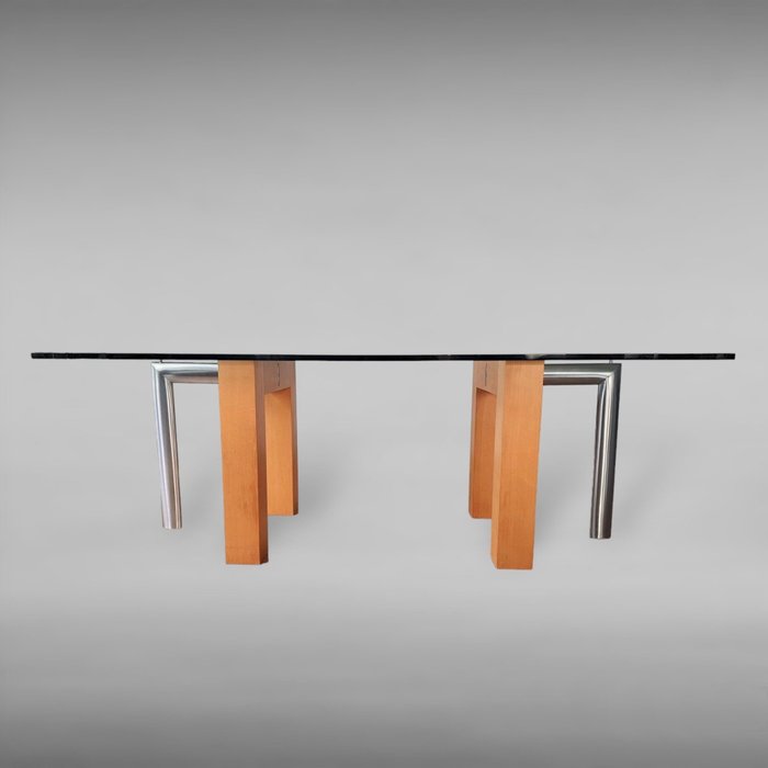 Fontana Arte - Daniela Puppa - Ercole - Table - Glass, Steel, Wood