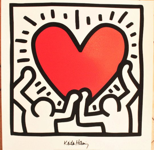 Keith Haring (after) LEM - Love - 2010-luku