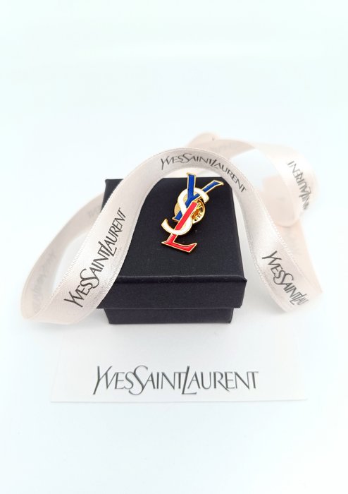 Yves Saint Laurent - Plaqueado a ouro - Pregadeira
