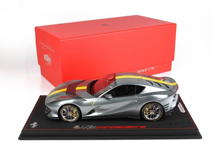 BBR 1:18 - Miniatura de carro desportivo - Ferrari 812 Competizione 2021 - P18207A Edição Limitada 600 unidades