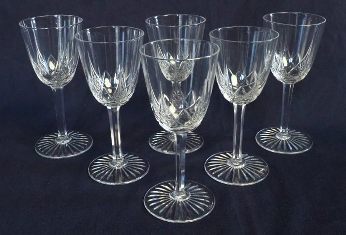 Baccarat - 饮水玻璃杯 (6) - 埃普龙型号 - 水晶