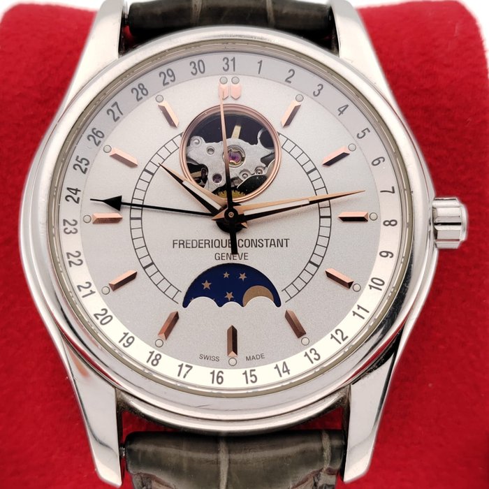 Frédérique Constant - Moonphase Pointer Date Open Heart Beat Automatic - FC-330/335X6B4/6 - 男士 - 2011至今