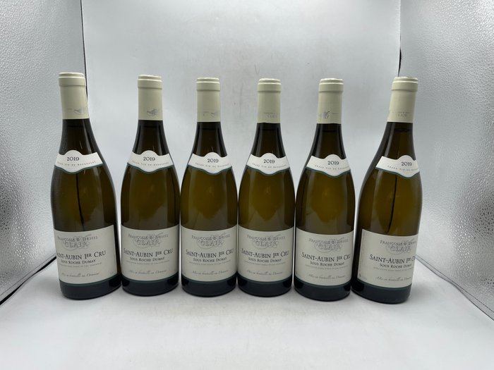 2019 Saint Aubin 1° Cru Blanc "Sous Roche Dumay" - Domaine Françoise & Denis Clair - Bourgogne - 6 Flaske (0,75L)