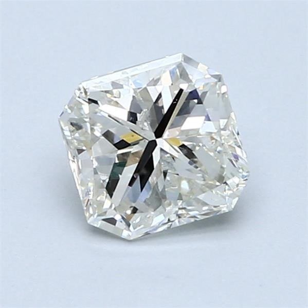 1 pcs Diamant  - 1.00 ct - Radiant - SI2